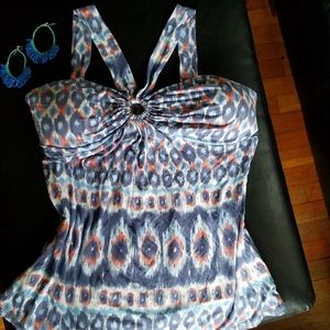 Tommy Bahama bobo print top